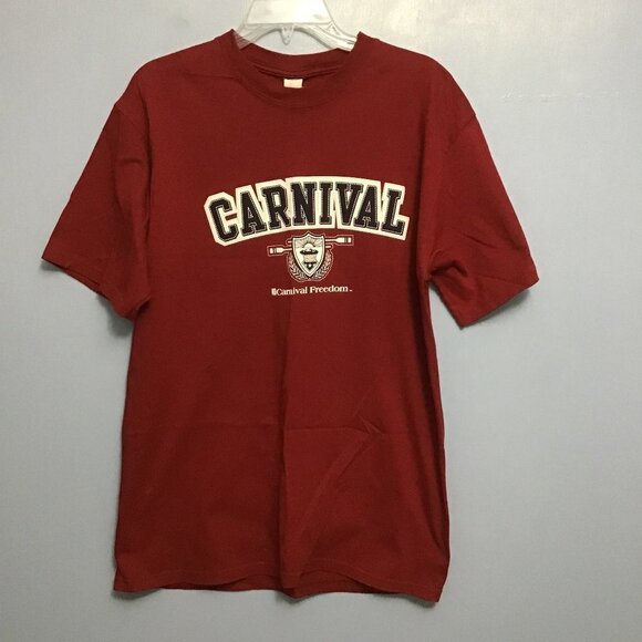 Carnival Cruise Freedom Red T-Shirt 3/$18 - Picture 1 of 4